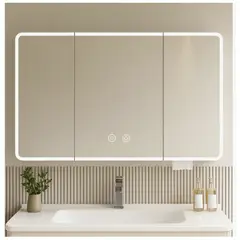 HOMER DESIGN - Botiquin Baño Inteligente Con Espejo Luz Y Antiempañamiento