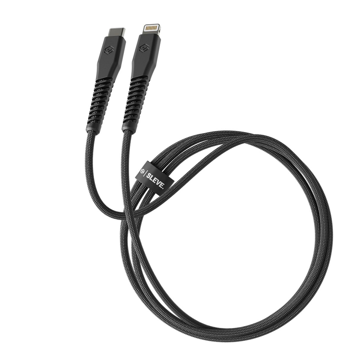 SLEVE - Cable Cargador Sleve Line X Usb Tipo C A Lightning Black