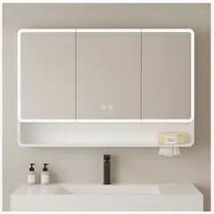 HOMER DESIGN - Botiquin Baño Inteligente Con Espejo Luz Y Antiempañamiento