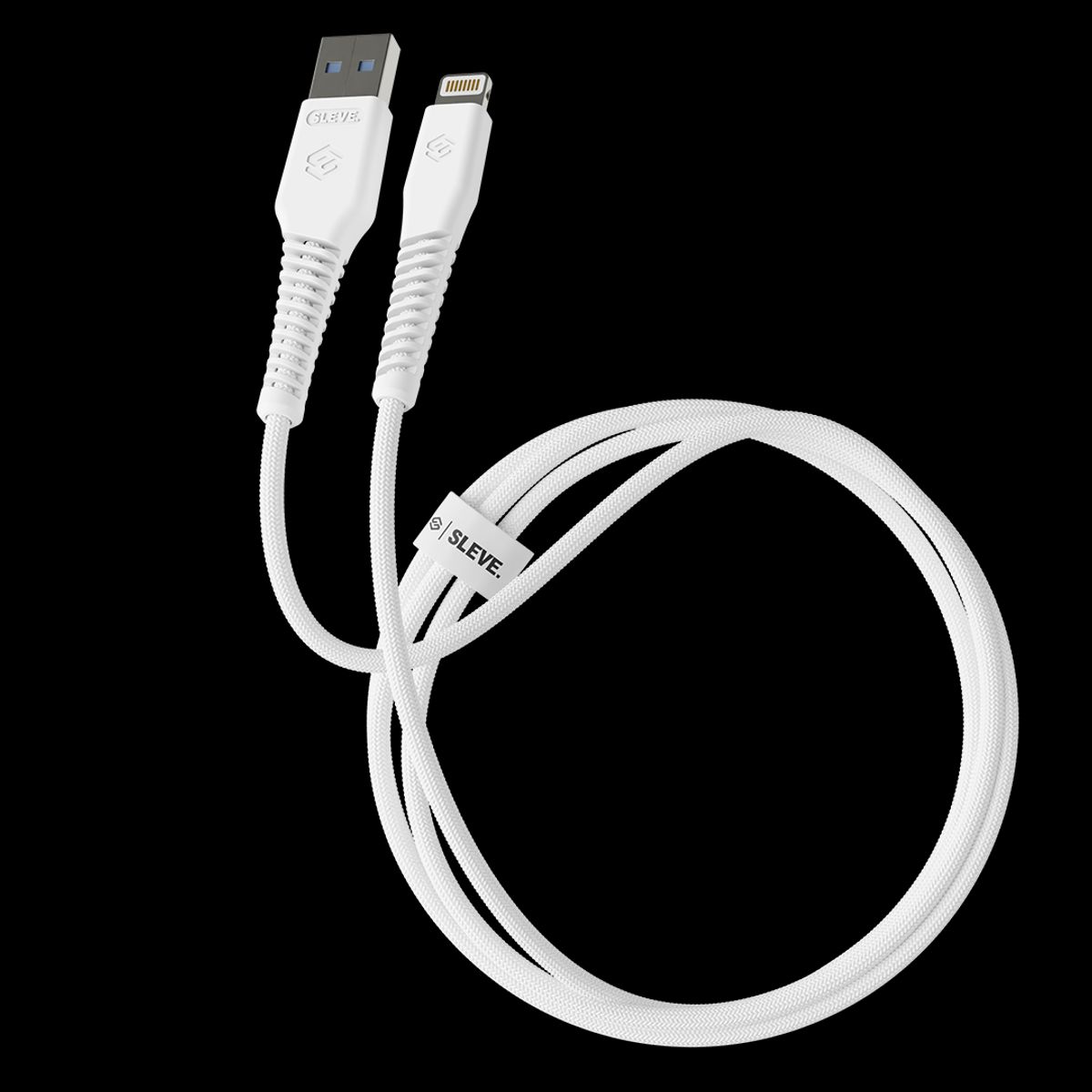SLEVE - Cable Cargador Sleve Line X Usb A Lightning White