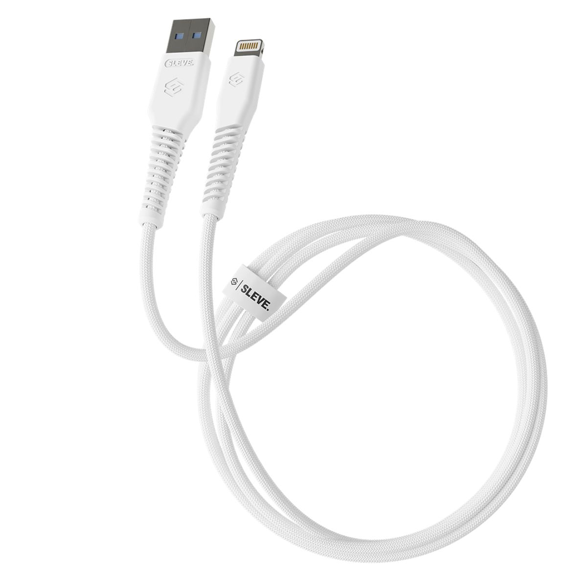 SLEVE - Cable Cargador Sleve Line X Usb A Lightning White