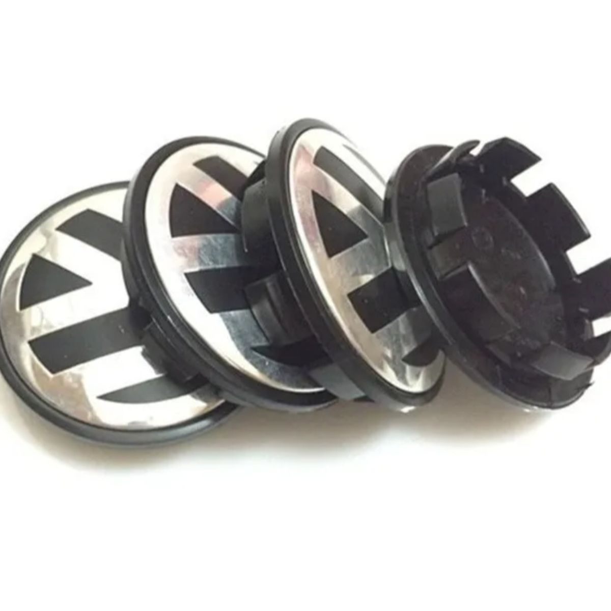 GENERICO - 4 Tapa Centro Llanta Compatible con VW 65mm