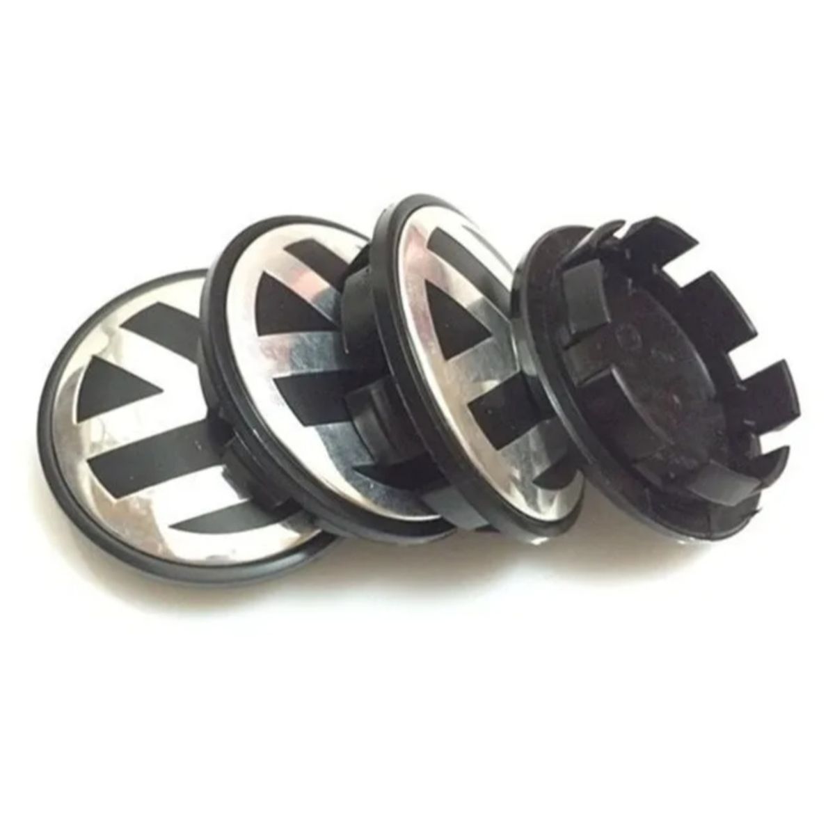 GENERICO - 4 Tapa Centro Llanta Compatible con VW 65mm