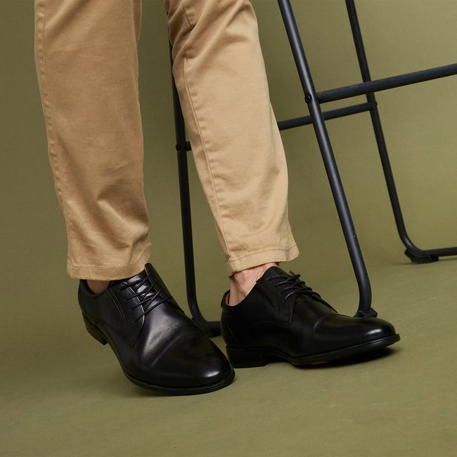 ALDO - Zapato Formal Hombre Cuero Negro Aldo