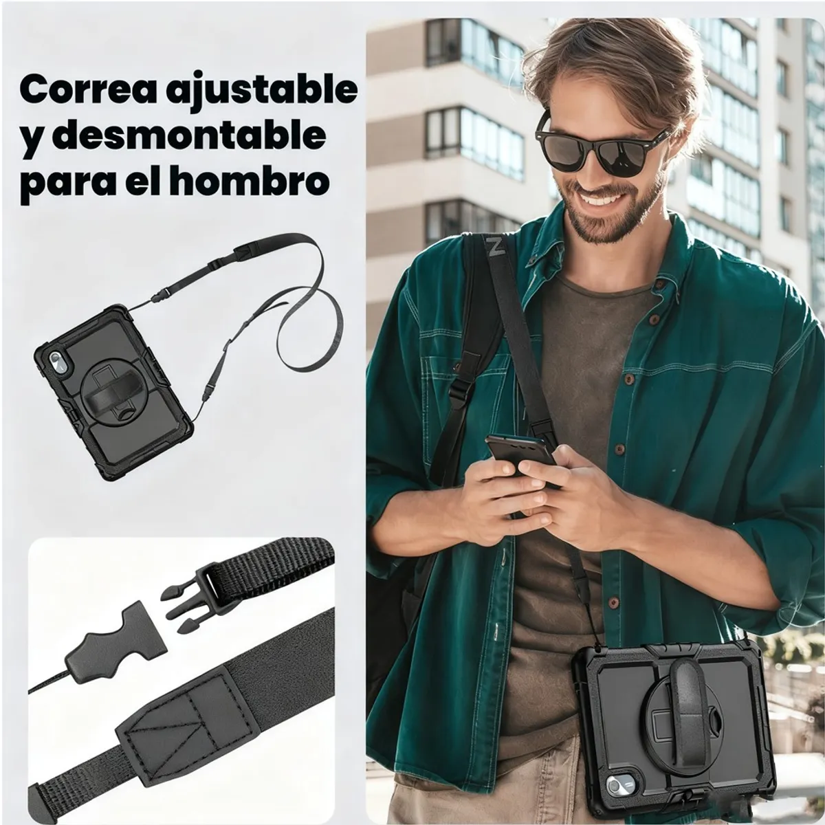 MUNDO MAGIA - Funda Antigolpes Armadura Para Lenovo Tab M11 Color Negro