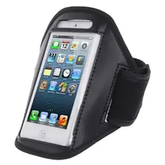 GENERICO - Correa De Brazo Armband Para Iphone 5 Negra Deporte