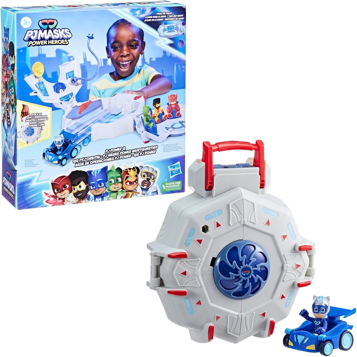 HASBRO - PjMasks Power Heroes Base De Operaciones Hasbro