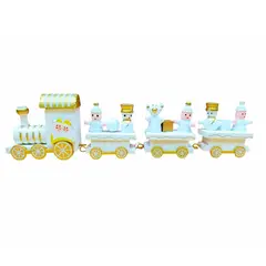 GENERICO - Tren de madera navideño diseño navidad Blanco