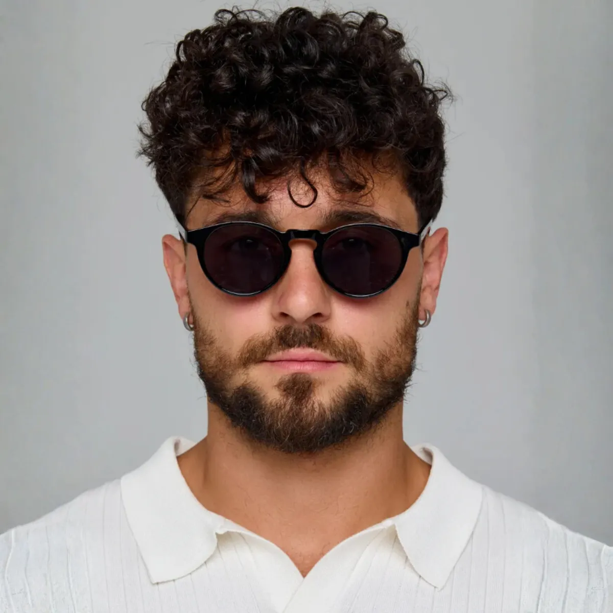 GENERICO - Lentes Gafas De Sol Retro Ovaladas Round Polarizadas