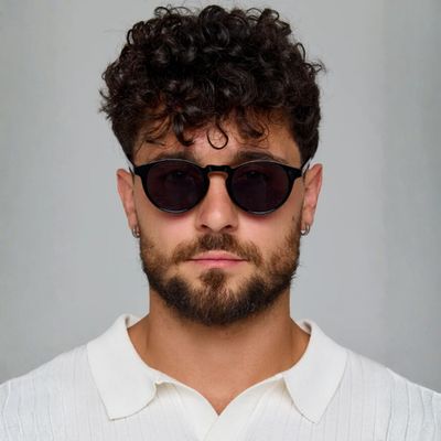 Imagen 2 del producto Lentes Gafas De Sol Retro Ovaladas Round Polarizadas