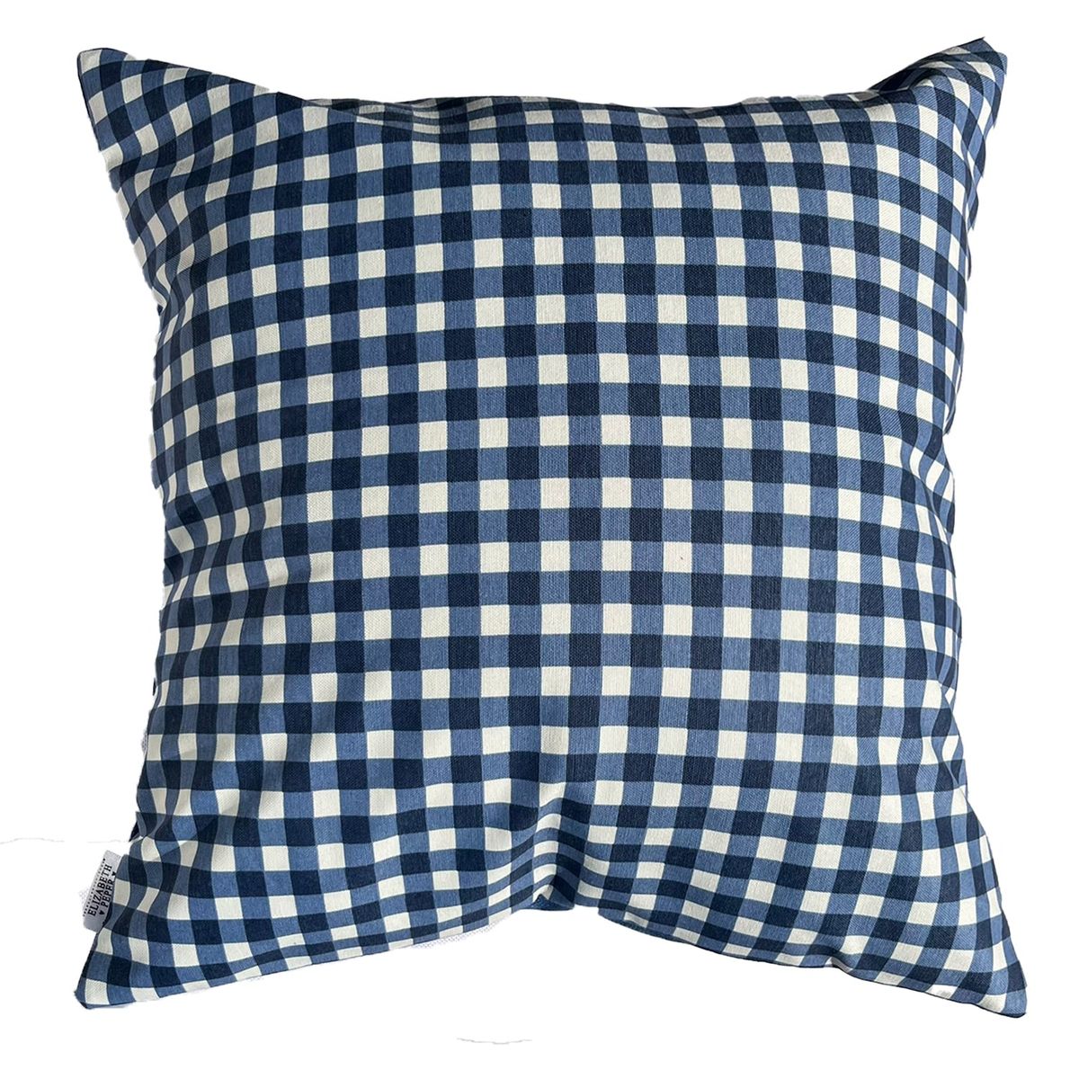 ELIZABETH PEPER - Funda Cojin Decorativo Diseño Rayas Azul 50x50