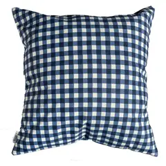 ELIZABETH PEPER - Cojin Decorativo Diseño Rayas Azul 50x50 Relleno
