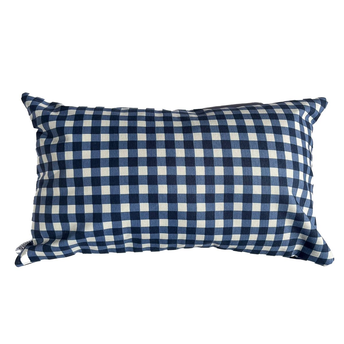 ELIZABETH PEPER - Cojin Decorativo Diseño Rayas Azul 60x40 Relleno.