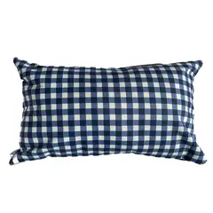 ELIZABETH PEPER - Cojin Decorativo Diseño Rayas Azul 80x40 Relleno