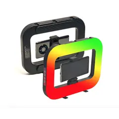 IRM - Luz Led Iluminador Cuadro Rgb Trípode Y Clip Para Móvil