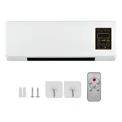 GENERICO - Aire Acondicionado Y Calefactor De Pared Frio/calor 2 En 1 Color Blanco