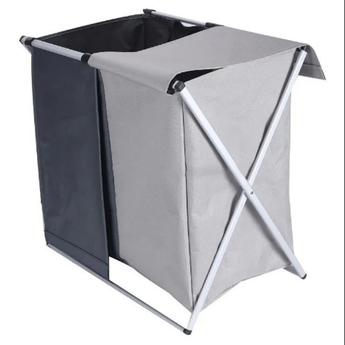 GENERICO - Cestos De Ropa Plegable Canastos Para Ropa Sucia Doble Color Negro
