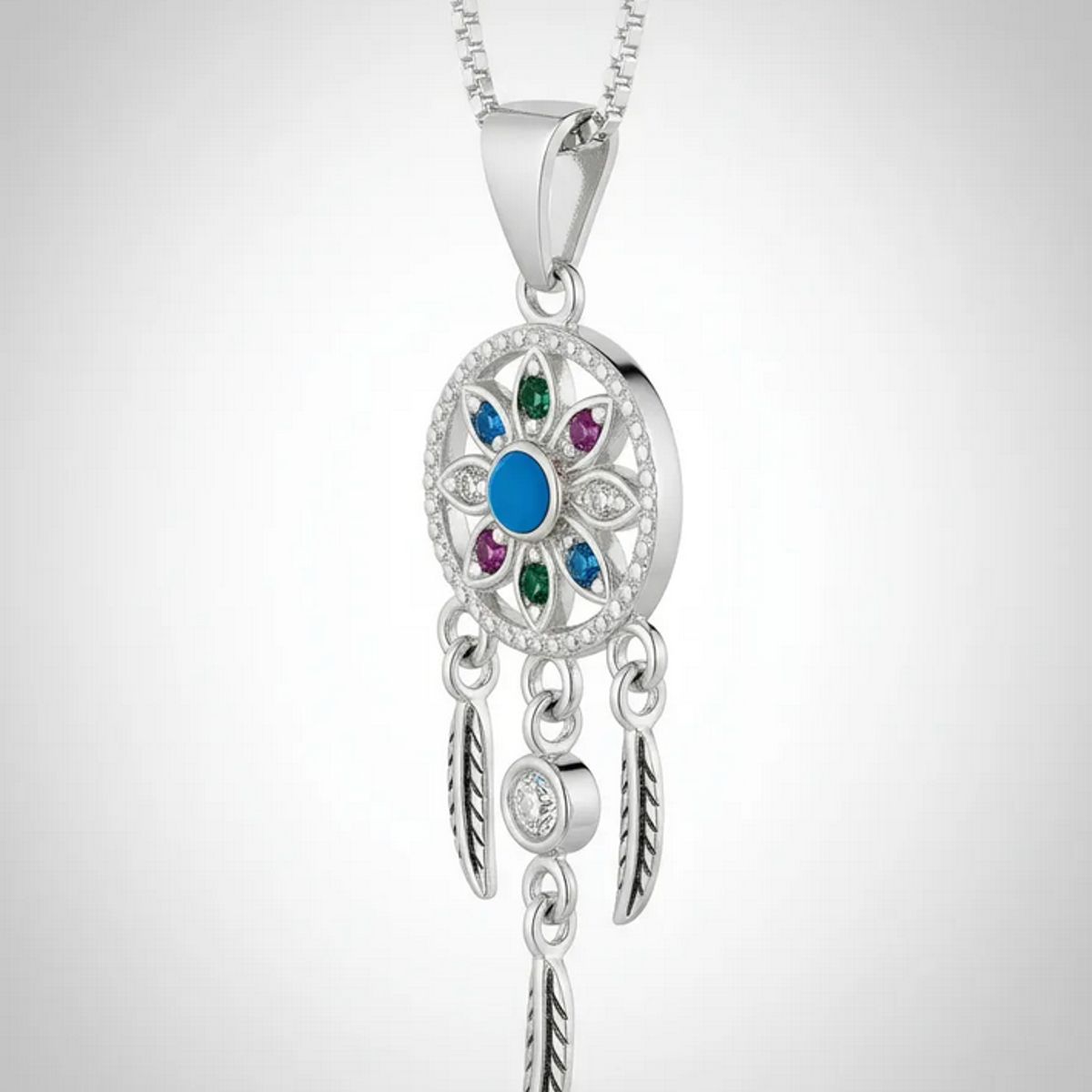 VOUSEZ - Collar plata 925 atrapasueños mujer joya