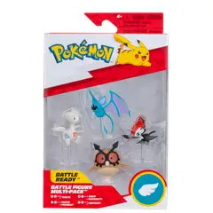 POKEMON - Pack De 4 Figuras 5 Cm De Batalla Pokémon