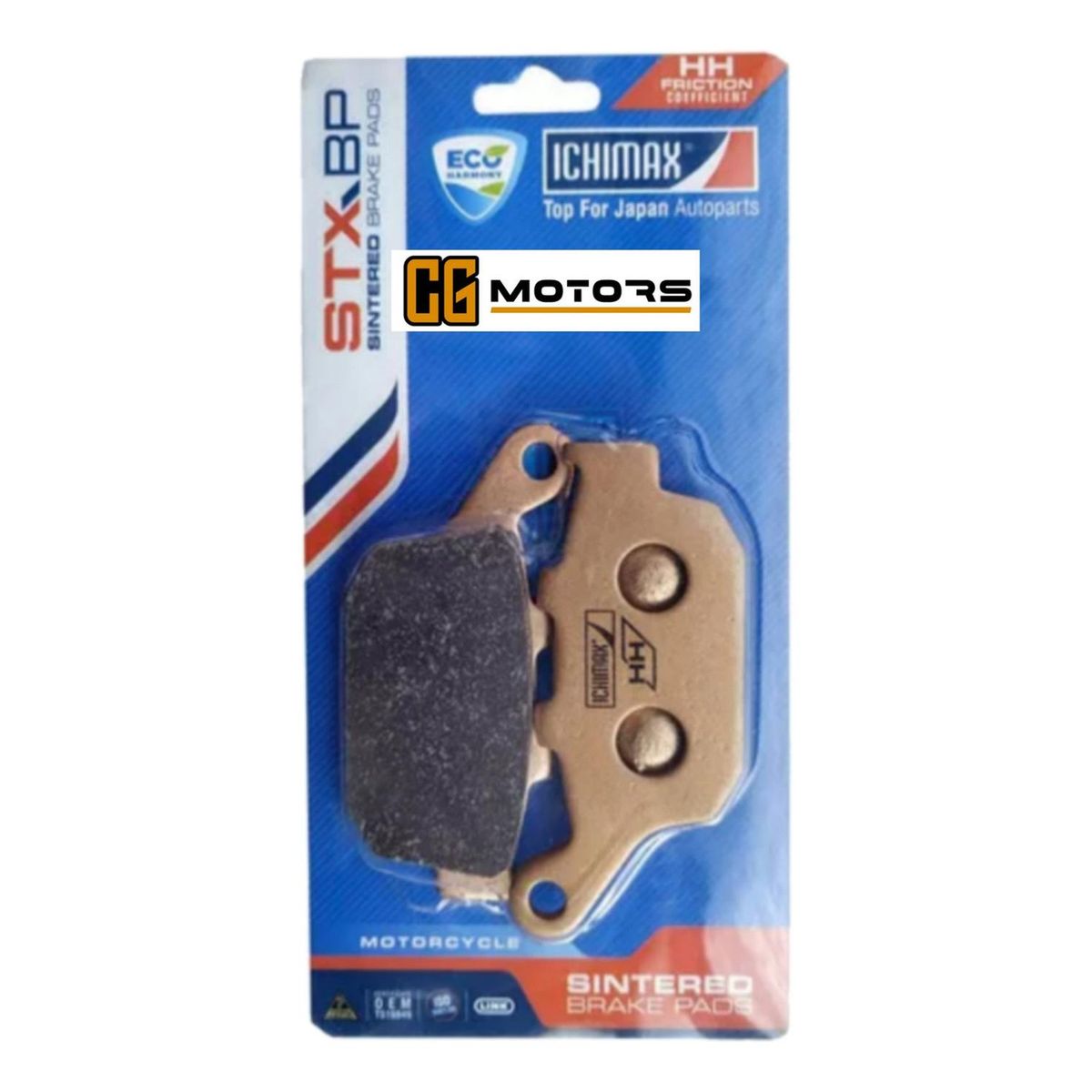 GENERICO - Pastillas Freno Traseras Pulsar Ns 200 / Rs 200 Sinterizadas