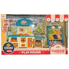 GENERICO - Set de Cocina Juguete Infantil My Kitchen Menu - Cocina y Mercado - Didáctico +3