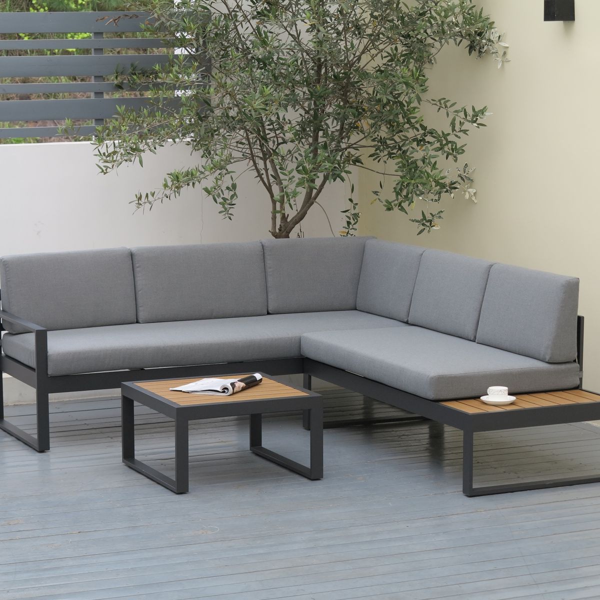 MODRA - Juego de Living Exterior Lanai para Terraza y Jardín