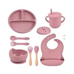 LA PEQUETERIA - Set alimentación 9 piezas Certificado, Libre BPA.