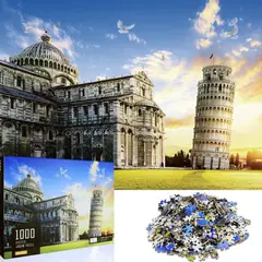 GENERICO - Rompecabezas 1000 Piezas Puzzle Adultos Torre de Pisa 70x50cm