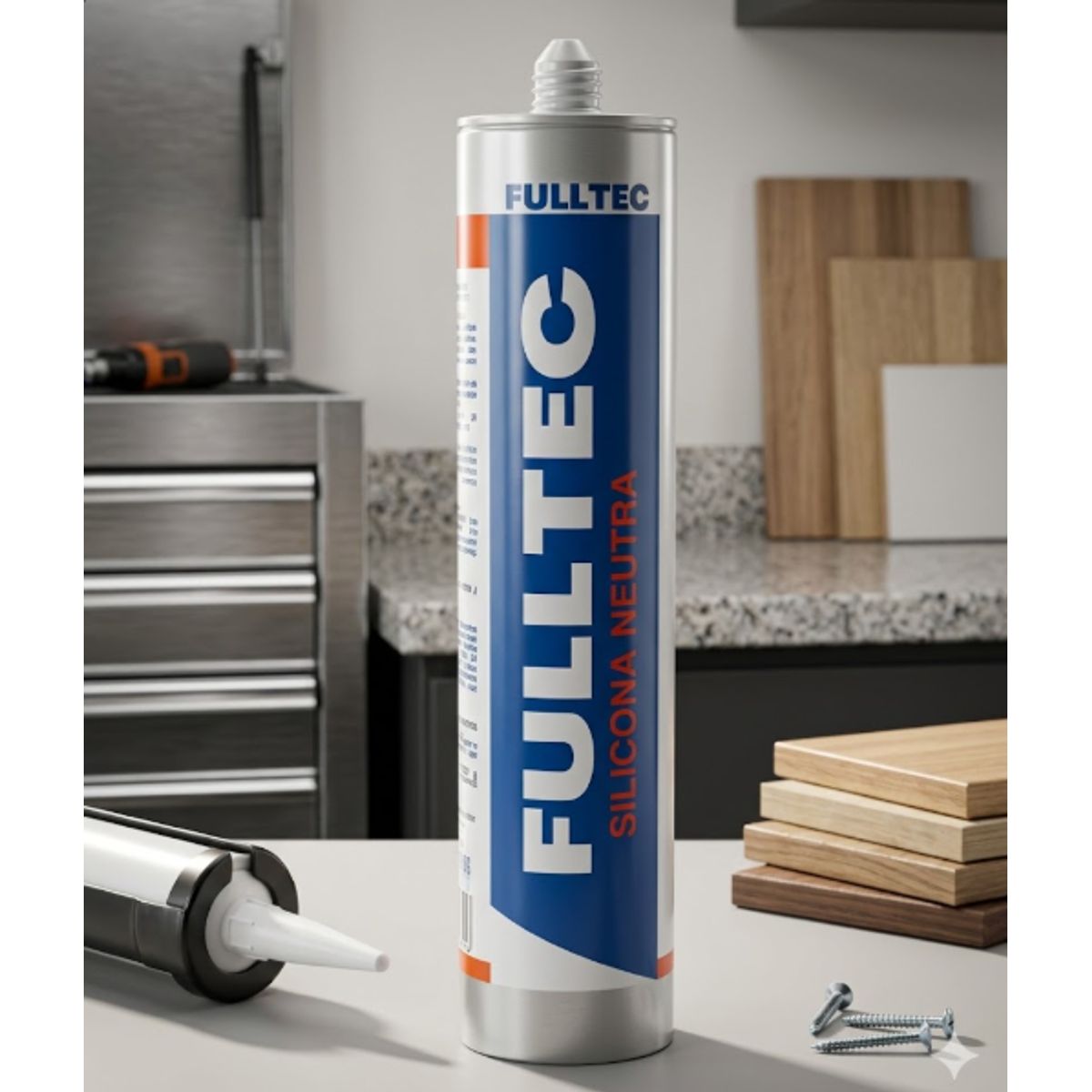 FULLTEC - Silicona Neutra Toffee 290 Ml. Fulltec