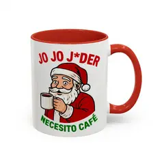 SM - Taza Tazon Navideña “Jo Jo J*der Necesito Café”