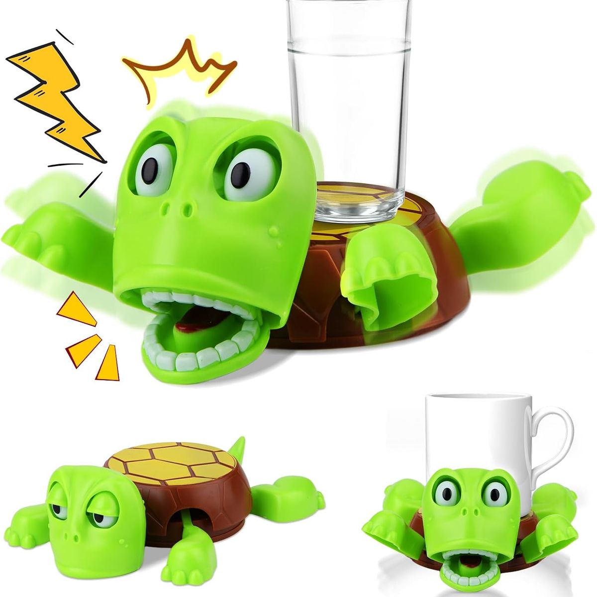 GENERICO - Posavasos divertido con forma de tortuga