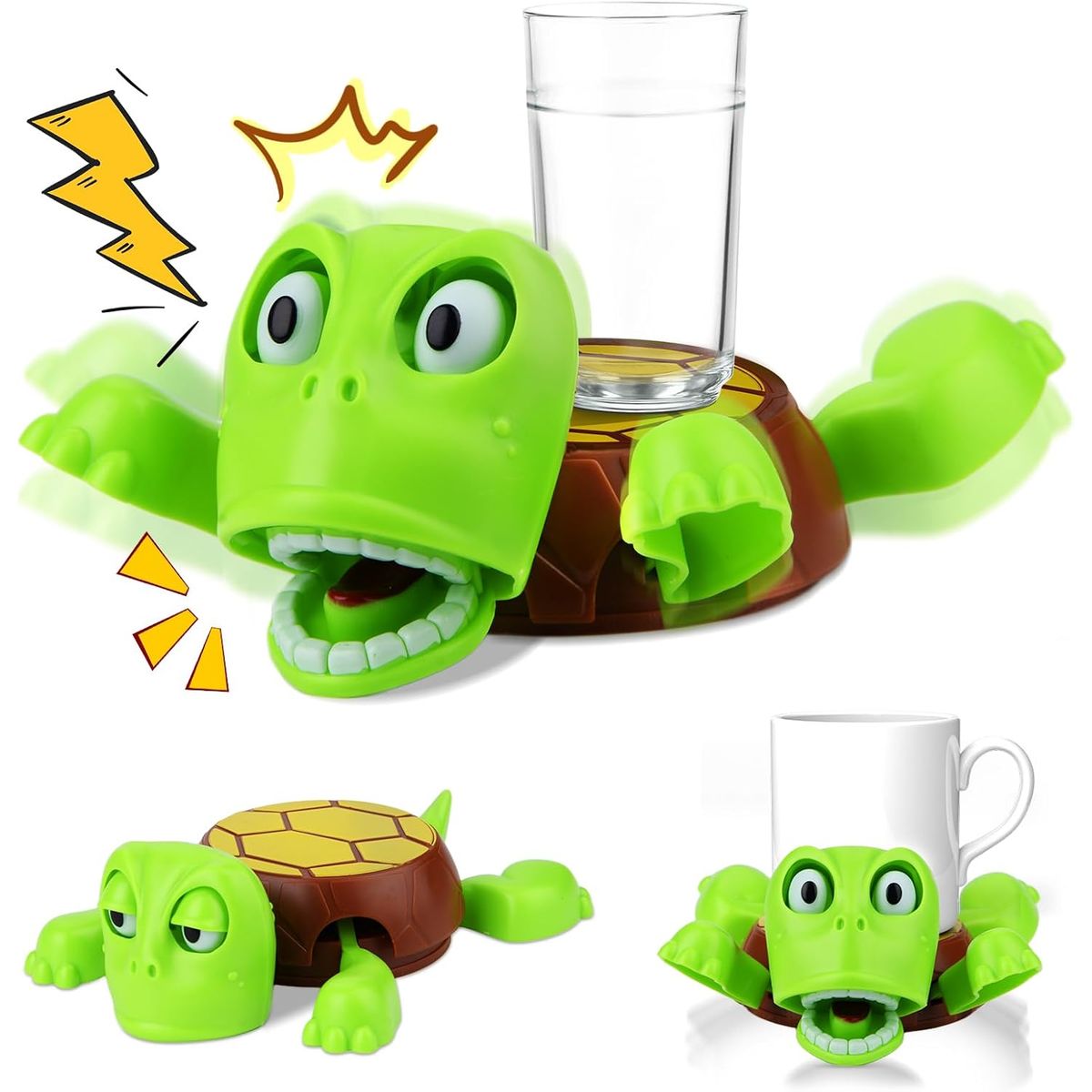 GENERICO - Posavasos divertido con forma de tortuga