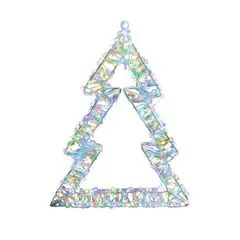 GENERICO - Árbol de Navidad Decorativo Colgante LED 41x36cm