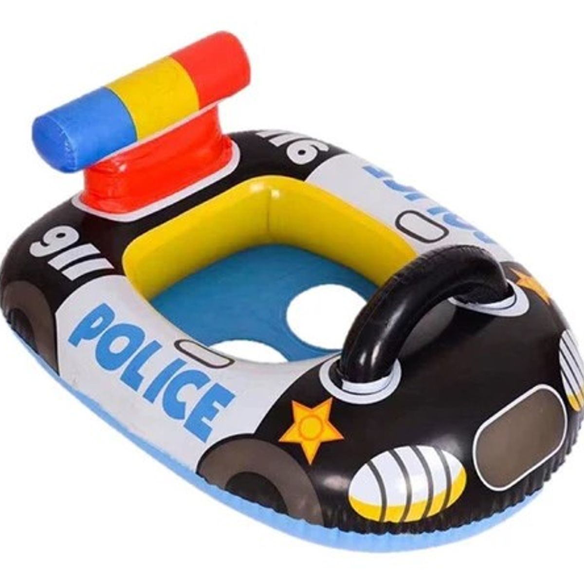 GENERICO - Flotador Bote Inflable Para Niños Policía