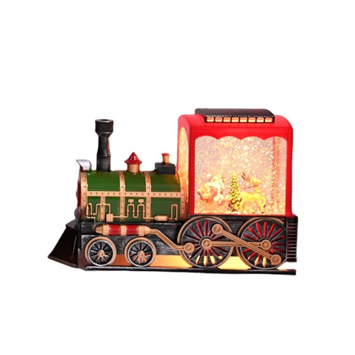 GENERICO - Adorno Tren De Navidad Luces Led Decoración Navideña