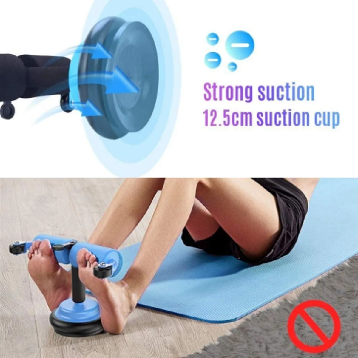 GENERICO - Rueda Abdominal Power Wheels Ab Wheel Color Rojo