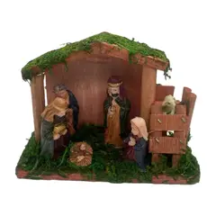 EKOL TACTICA MILITAR - Pesebre Navideño 14x11x6 cm Decoracion Navidad 2025
