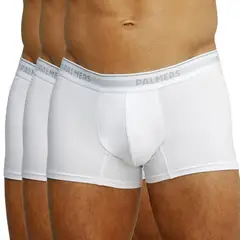 PALMERS - Pack De 3 Boxer Algodon Hombre Blancos