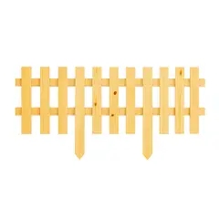 GENERICO - Pack 5 UN. Cerco de Madera Pintable 40 x 100 cm.