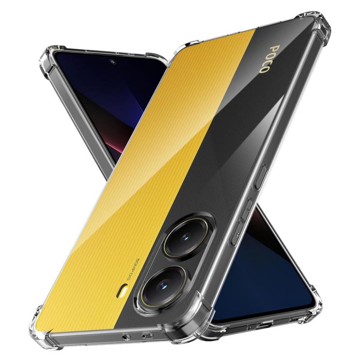 GENERICO - Carcasa Para Xiaomi Poco X7 Pro 5g Transparente Reforzada