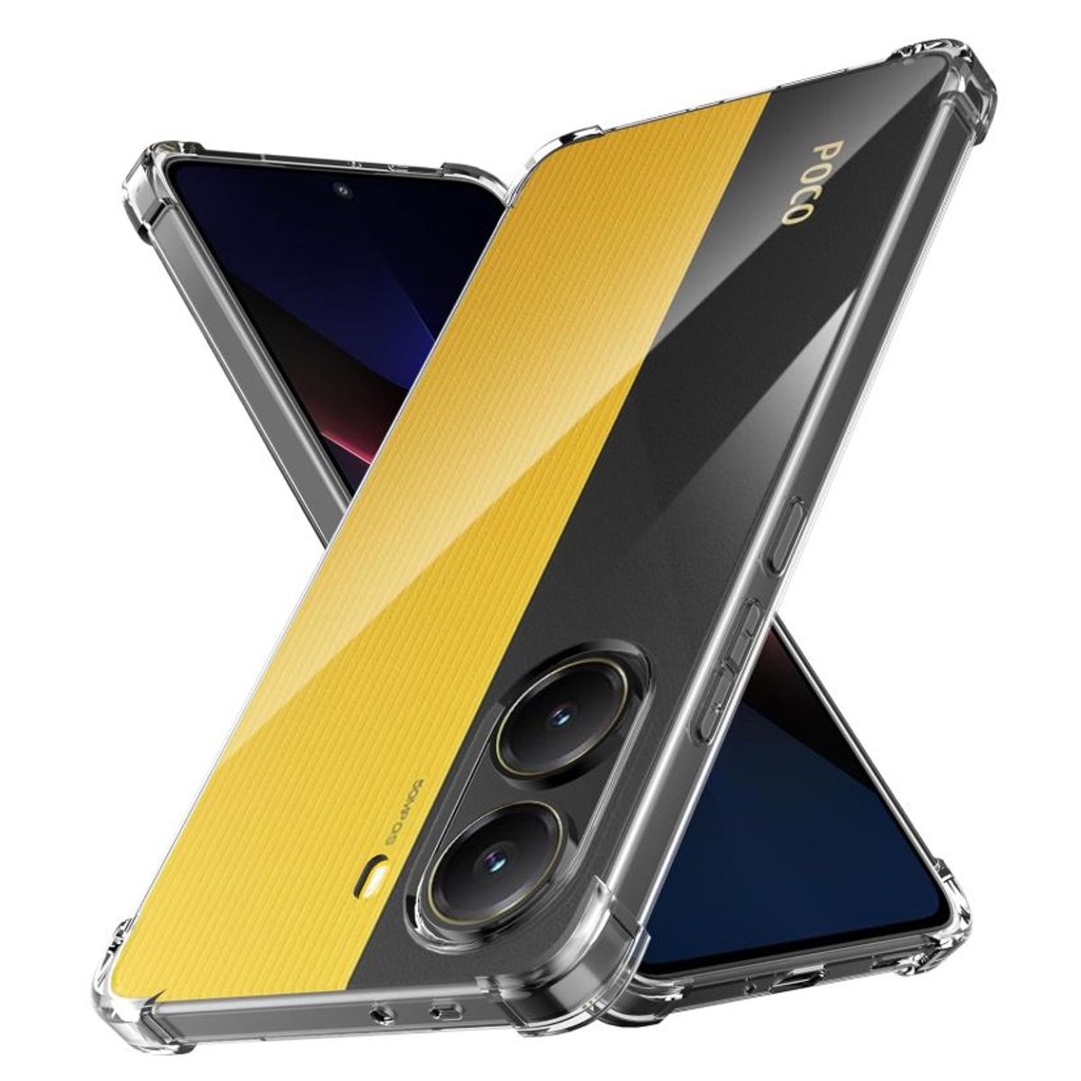 GENERICO - Carcasa Para Xiaomi Poco X7 Pro 5g Transparente Reforzada