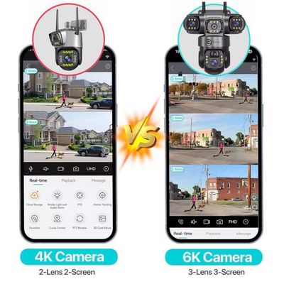 Imagen 2 del producto Cámara De Seguridad Solar Eluxus WiFi 360° Full Hd App Exterior 10x Negro