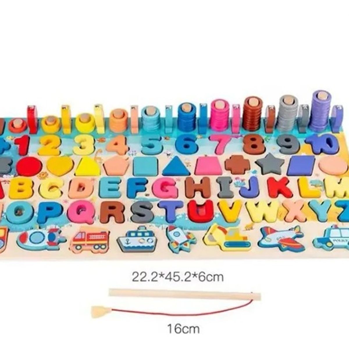 GENERICO - Tablero Didáctico Infantil Para Niños Juego Multicolor