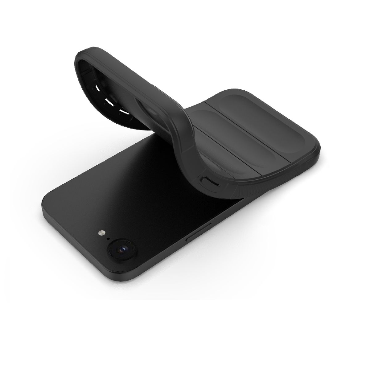 GENERICO - Carcasa Robusta Silicona Para iPhone 11 Alta Calidad - Negro