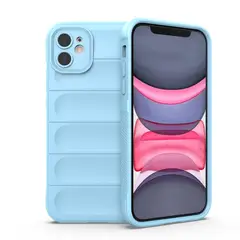 GENERICO - Carcasa Robusta Silicona Para iPhone 11 Alta Calidad - Celeste