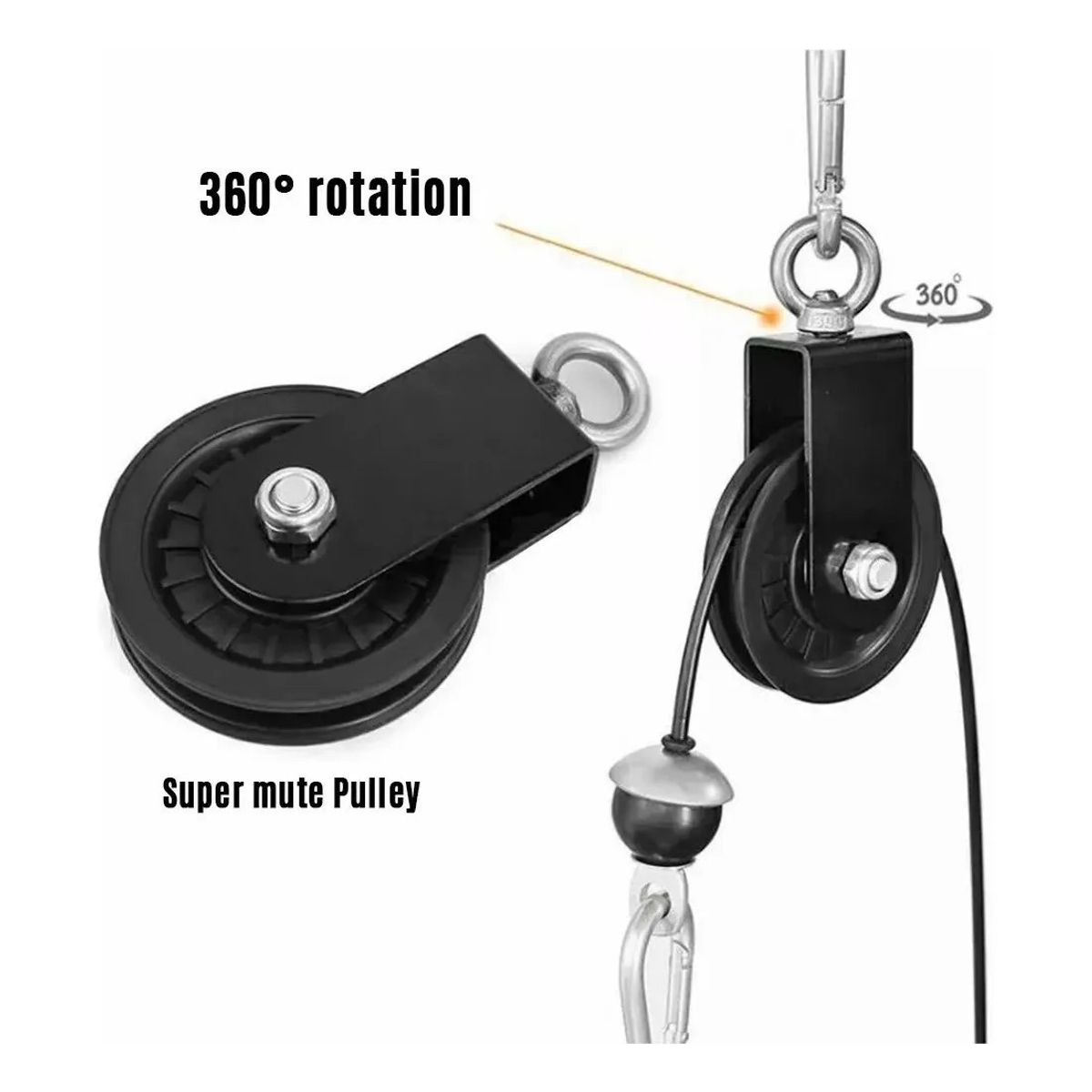 GENERICO - Home Gym Polea De Entrenamiento Plateado 1