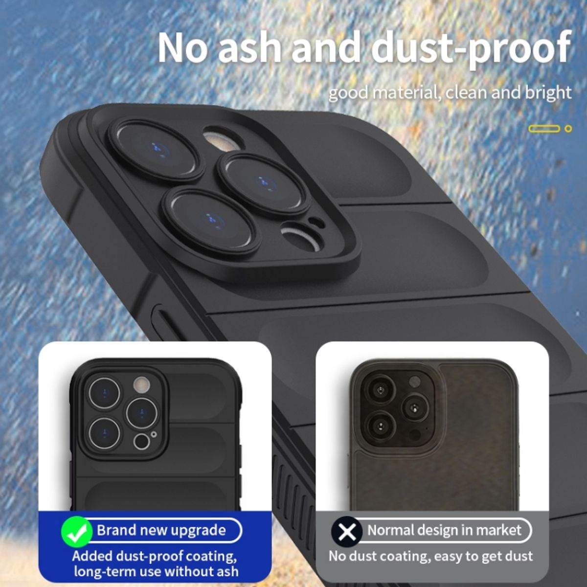 GENERICO - Carcasa Robusta Silicona Para iPhone 13 Pro Max Alta Calidad - Rojo