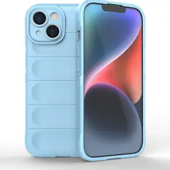GENERICO - Carcasa Robusta Silicona Para iPhone 14 Plus Alta Calidad - Celeste