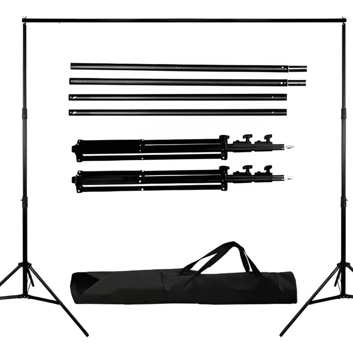 GENERICO - Porta Telón Frotografico Para Chroma Key Kit De Soporte