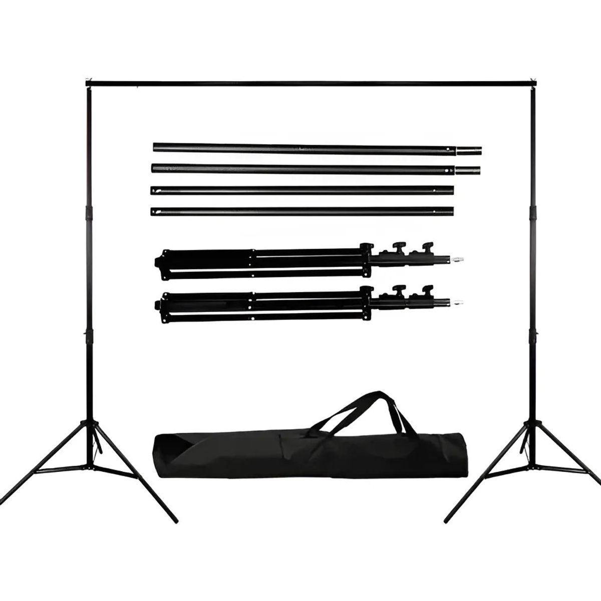 GENERICO - Porta Telón Frotografico Para Chroma Key Kit De Soporte